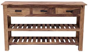 Konzolový stolík masív 130x35x75 z dreva palisander
