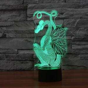 Beling 3D lampa, Drak 2, 7 farebná S303