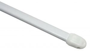 Vitrážna tyč rozťažná, plochá 11 mm biela, 30 - 40 cm