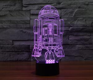 Beling Detská lampa, R2D2 model-2, 7 farebná QS275