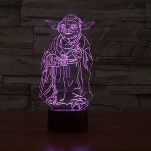 Beling Detská lampa, Yoda, 7 farebná QS288