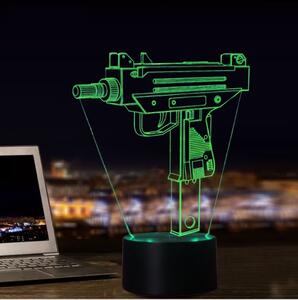 Beling 3D lampa, Mini uzi, 7 farebná S250