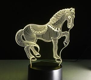 Beling 3D lampa, Kôň, 7 farebná S240