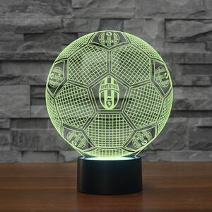 Beling Detská lampa, Lopta s logom Juventus, 7 farebná QS197
