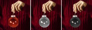 Tutumi, vianočné ozdoby na stromček 30ks SYSD1688-064, strieborná, CHR-08414