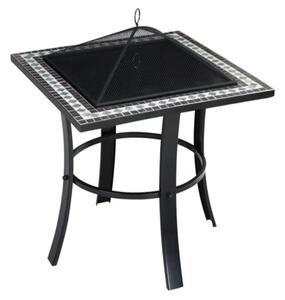 Mozaikované záhradné ohnisko Runedak 76x76 cm