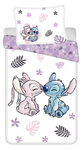Jerry Fabrics Bavlnené obliečky 140x200 + 70x90 cm - Lilo and Stitch "White"
