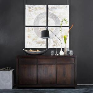 Drevená komoda z masívneho palisandru 140x45x90