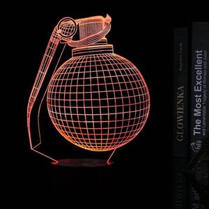 Beling Detská lampa, Granát, 7 farebná QS209