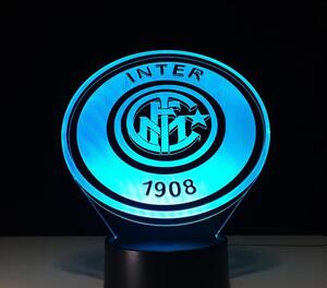 Beling 3D lampa, Inter Miláno,futbalový darček,16 farebná S202