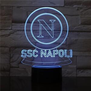 Beling 3D lampa, Neapol,futbalový darček,16 farebná S465