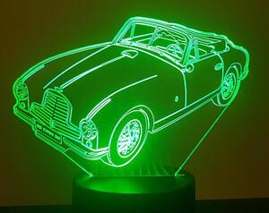 Beling Detská lampa, Aston martin, 7 farebná QS473