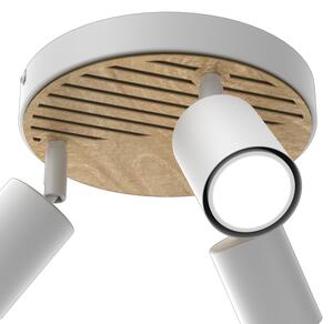 Bodové svietidlo TERRA 3xGU10/8W/230V biela/dub