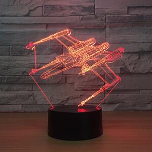 Beling Detská lampa, X-wing, 7 farebná QS472