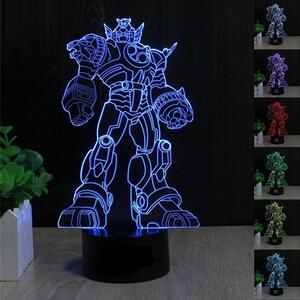 Beling 3D lampa, Optimus Prime , 7 farebná S489