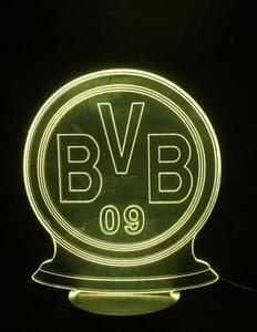 Beling Detská lampa, BVB Borussia Dortmund, 7 farebná QS201