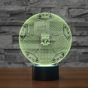 Beling Detská lampa, Lopta s logom Liverpool, 7 farebná QS198