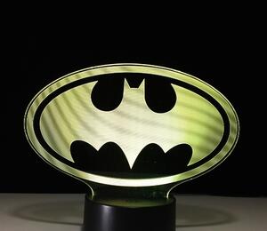 Beling Detská lampa , Batman logo , 7 farebná S495