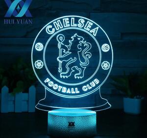 Beling Detská lampa, 3D lampa Chelsea, 7 farebná QS204