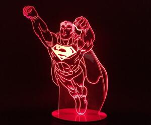 Beling 3D lampa, Superman , 7 farebná S500