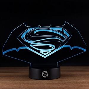 Beling Detská lampa ,Batman vs Superman logo , 7 farebná S498