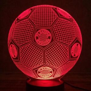 Beling Detská lampa, Lopta s logom FC Bayern Mníchov, 7 farebná QS195