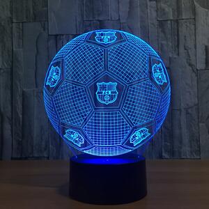 Beling Detská lampa, Lopta s logom FCB Barcelona, 7 farebná QS196