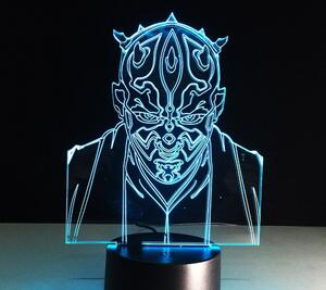 Beling Detská lampa , Darth Maul, 7 farebná S490