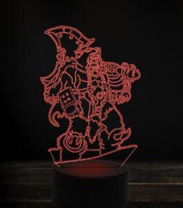 Beling 3D lampa, Durotan, 7 Farebná S163842FV