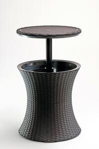 Okrúhly záhradný stolík so zásobníkom na ľad 49.5x49.5 cm Cool – Keter