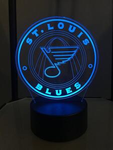 Beling 3D lampa, St. Louis Blues, 16 barevná S16F3842HS
