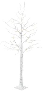 Tutumi, LED vianočný stromček Breza 180cm CD007-96, biela, CHR-00107