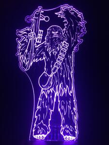 Beling 3D lampa, Chewbacca, 7 farebná S490JGC