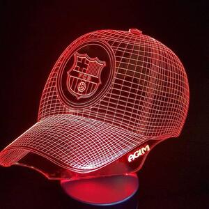 Beling 3D lampa, Šiltovka fcb Barcelona ,futbalový darček,16 farebná S371TTR58J