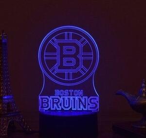 Beling 3D lampa, 3D lampa Boston Bruins , 16 farebná SSS0354F