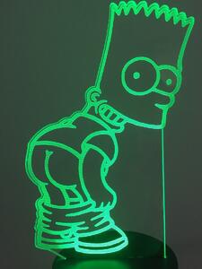 Beling 3D lampa,Bart Simpson, 7 farebná S514DD