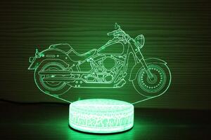 Beling 3D lampa, Harley Davidson old, 7 farebná S5DS13