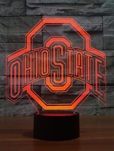 Beling 3D lampa, 3D lampa Ohio State , 16 farebná SC0354F