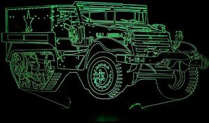 Beling 3D lampa,Half Truck , 7 farebná DFJE58JJ5sW
