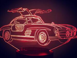 Beling 3D lampa,Mercedes 300 SL , 7 farebná DFJE58JL8W