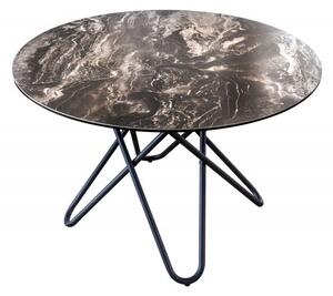 Okrúhly jedálenský stôl Malaika 120 cm taupe