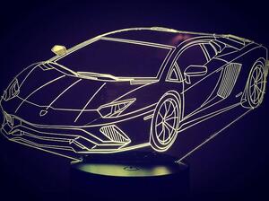 Beling 3D lampa,Lamborghini, 7 farebná DA1JDTFDFV2