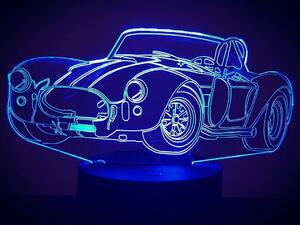 Beling 3D lampa,AC Cobra , 7 farebná DFJWQDFV2HHW