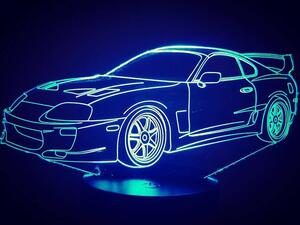 Beling 3D lampa,Toyota Supra , 7 farebná DFJE58JJW587