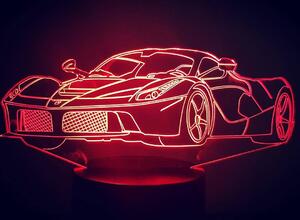 Beling 3D lampa,ferrari enzo , 7 farebná DFJWQDFV2