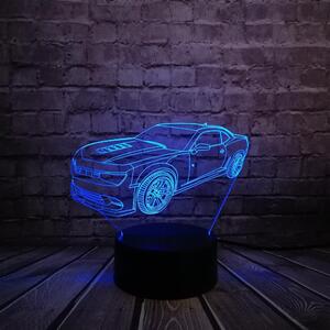 Beling 3D lampa,Chevrolet Camaro , 7 farebná DFJE58JJW587