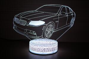Beling 3D lampa,BMW M5 , 7 farebná DFJE58JJW587SD