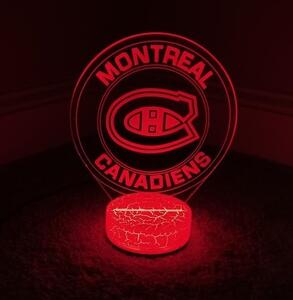 Beling 3D lampa, Montreal Canadiens, 16 farebná S494DDS