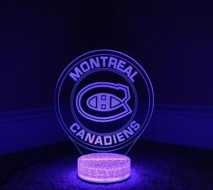 Beling 3D lampa, Montreal Canadiens, 16 farebná S494DDS