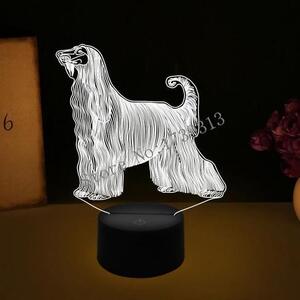 Beling 3D lampa, Afghánsky chrt , 7 farebná S425SQ